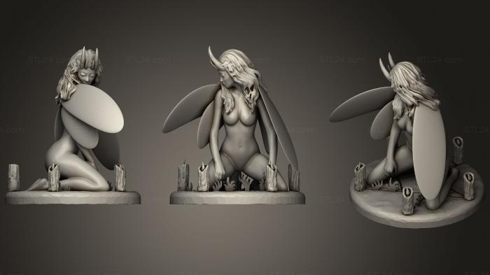 Figurines simple (Succubus (1), STKPR_1243) 3D models for cnc